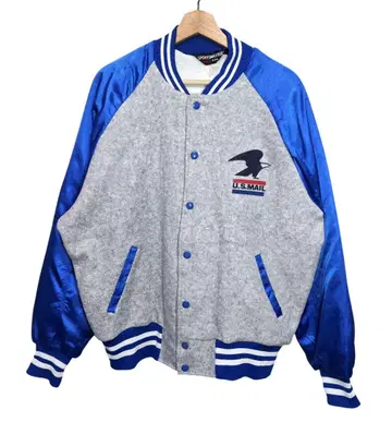 80s USA제 SPORTSMASTER U.S. MAIL 바시티 자켓