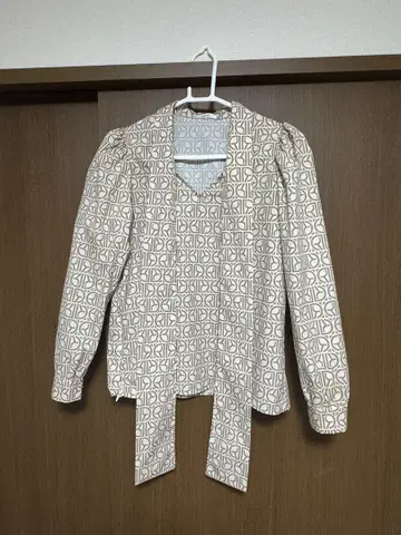 Darich 기하학 패턴 긴팔 셔츠