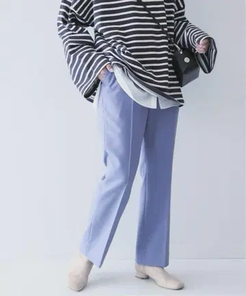 SLOBE IENA 기모 트윌 스트레이트 팬츠