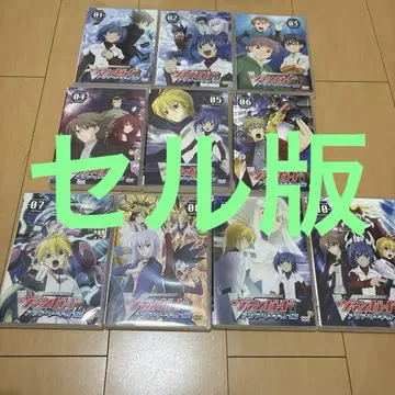 새상품급 뱅가드 애니메이션 DVD 아시아 서킷편 세트 01-10