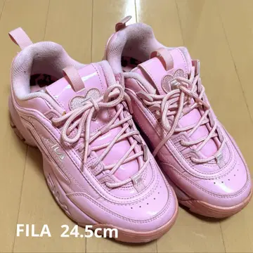 휠라 통굽 스니커즈 핑크 24.5 cm