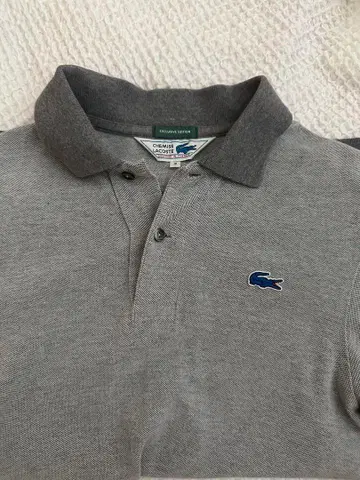 [ LACOSTE ] 피케 셔츠 (파랑 악어 쉽스 콜라보)