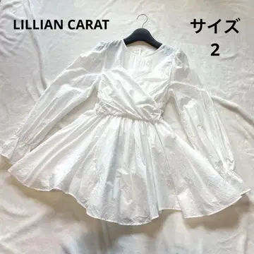 릴리안캐럿 개더 페플럼 블라우스