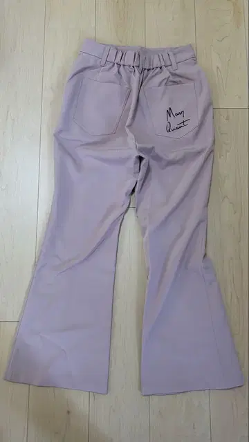 마리 퀀트 / MARY QUANT 핑크 라벤더 플레어 팬츠 M 사이즈