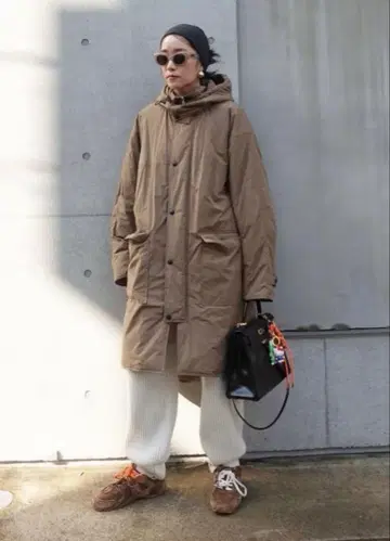 anuke 후디드 코트 36 베이지 todayful