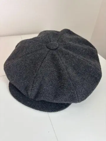 NEW YORK HAT & CAP CO. 울 그레이 헌팅 캡 원사이즈