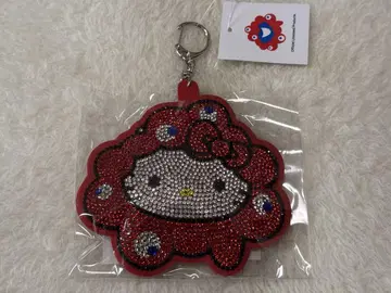 오사카 간사이 만박 미야쿠미야쿠 헬로키티 키링 스와로브스키풍