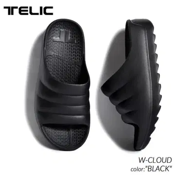 TELIC W-CLOUD 블랙 샌들