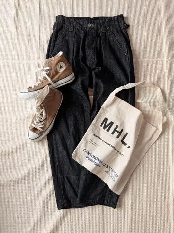 MHL x CANTON 블랙 데님 27