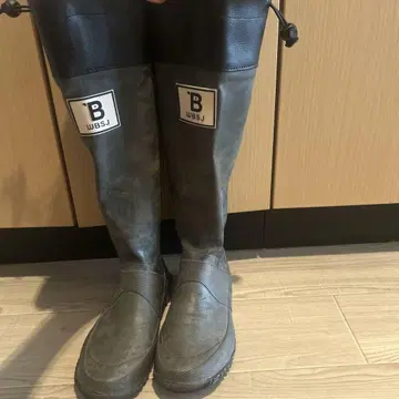 WBSJ 그레이 장화 방수