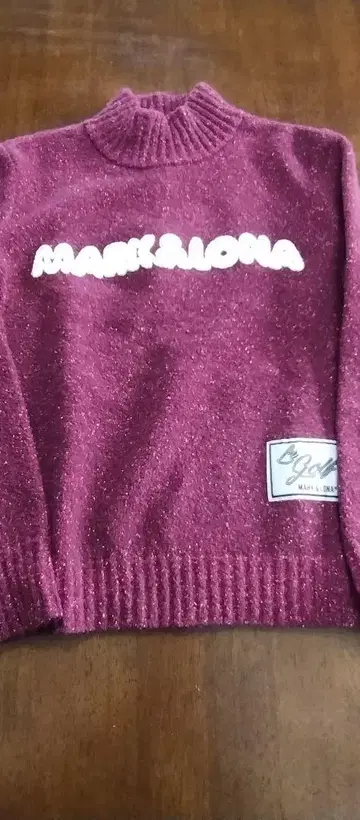 MARK & LONA 버건디 스웨터 38