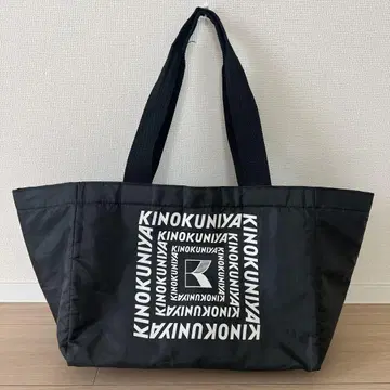 KINOKUNIYA 쇼핑백 레지 바스켓 에코백 블랙 보냉