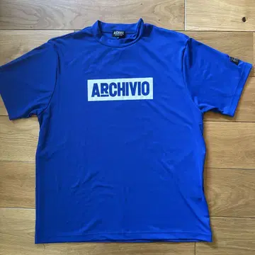 ARCHIVIO 로고 T셔츠 파랑