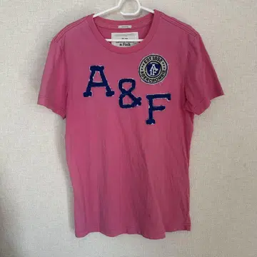 새상품급! 아바클로 반팔 T셔츠 핑크 로고