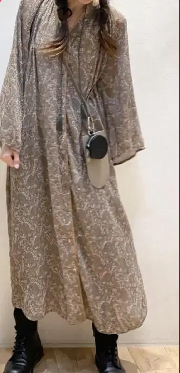 CIAOPANIC TYPY 2WAY 페이즐리 파이핑 원피스