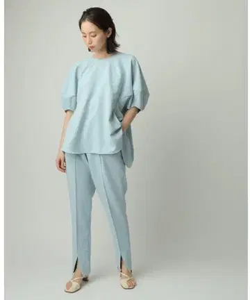 CADUNE 카듀네 셋업 블라우스 하의 라이트 블루 38 M