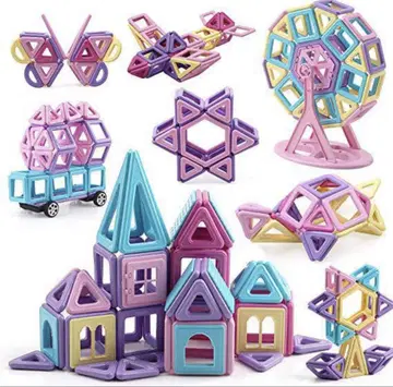 캐슬 자기장 블록 124 PCS