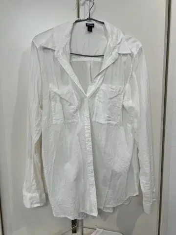 patagonia 화이트 긴팔 셔츠 M