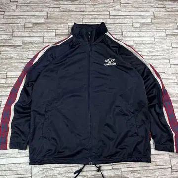 90s UMBRO 트랙 자켓 빈티지 자수 로고 네이비