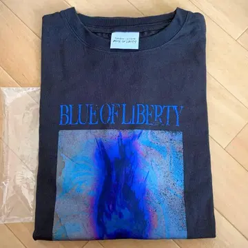 쿄모토 타이 가 BLUE OF LIBERTY 티셔츠