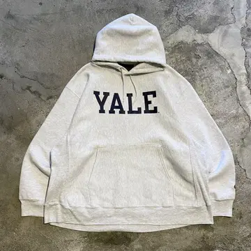 00s Champion 'YALE' Reverse Weave 후드티