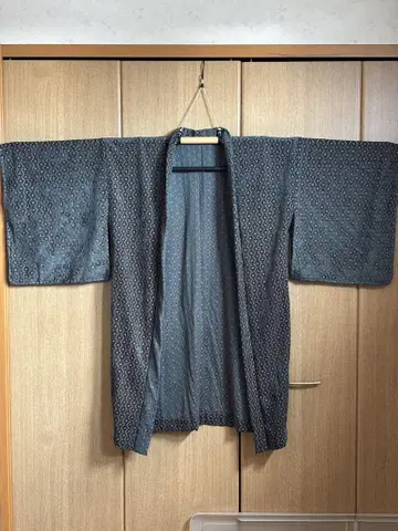 미사용 키모노 모던 레이스 겉옷 롱 겉옷
