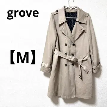 grove 그로브 [ M ] 트렌치코트 스프링 코트 베이지 봄 안감