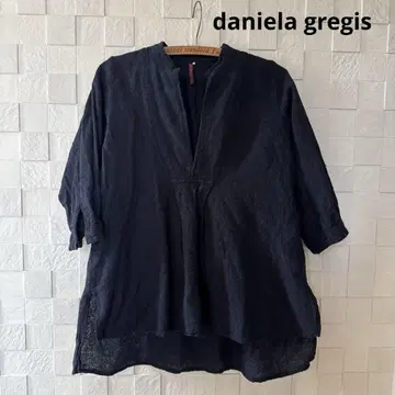 danielagregis 다니엘라 그레지스 울 스키퍼 셔츠 네이비