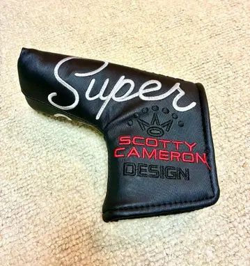 새상품 SCOTTY CAMERON Super 퍼터 헤드커버 블랙