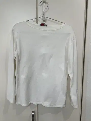 SAINT JAMES 화이트 긴팔 티셔츠