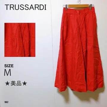 TRUSSARDI 트루사르디 린넨 혼방 가우초 팬츠 고급스러움 새상품급