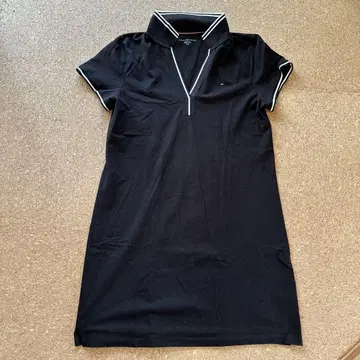 TOMMY HILFIGER 블랙 폴로 원피스 L