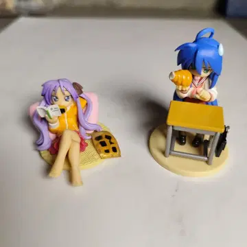 카이요도 러키스타 비넷 이즈미 코나타 히이라기 카가미 피규어 2점 세트