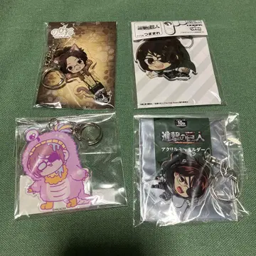 진격의 거인 한지 아크링 키링 세트