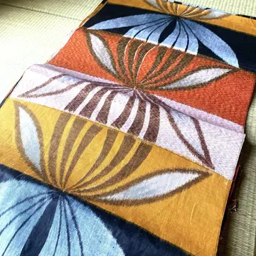 기모노 옷감 카스리 35cm x 12M 얇은 원단