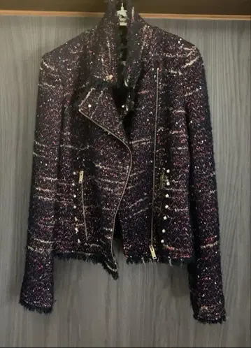 ZARA 테일러드 자켓 네이비 계열
