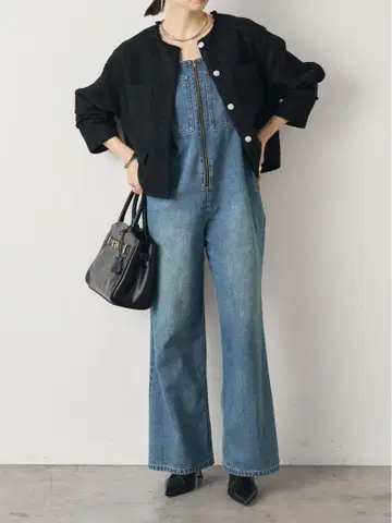 LOUNGEDRESS 라운지 드레스 트위드 자켓