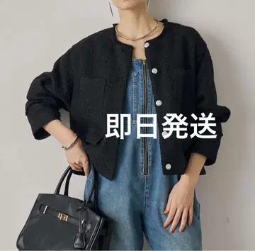 LOUNGEDRESS 라운지 드레스 트위드 자켓