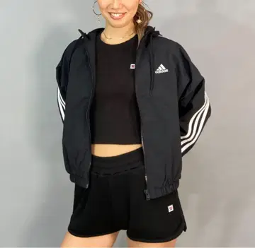 아디다스 쓰리 스트라이프 나일론 자켓