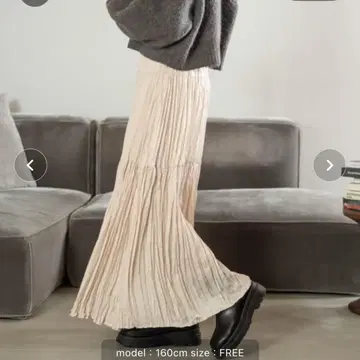 택 포함 새상품 hinari 빈티지 새틴 와셔 스커트