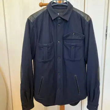 Y-3 네이비 울 패딩 자켓 S/P