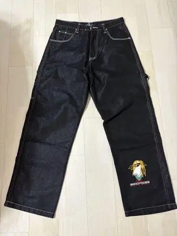 레어 Snoop Dogg 스눕 독 배기 데님 팬츠 hiphop