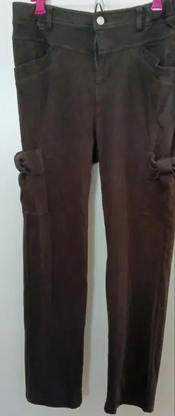 앤드러브 브라운 카고 팬츠