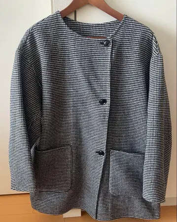 스튜디오 CLIP 노카라 코쿤 W 페이스 미들 코트