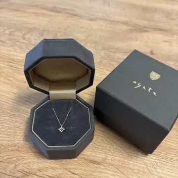agate K10 다이아몬드 목걸이