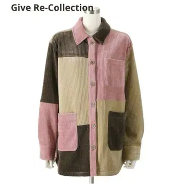 Give Re-Collection 코듀로이 셔츠 자켓 멀티 컬러 S