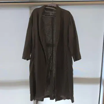 나노 유니버스 카키 롱 코트