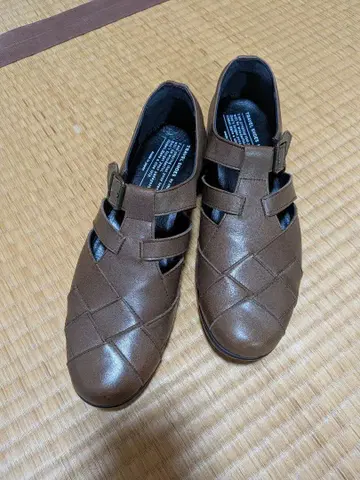 chausser TRAVEL SHOES 우븐 가죽 스트랩 슈즈