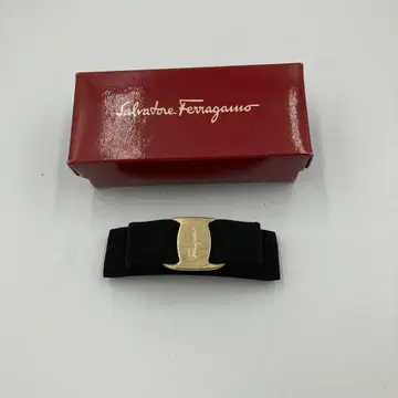 [ 5574 ] Ferragamo 페라가모 바라 리본 머리핀 상자