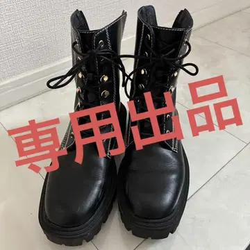 RANDA 부츠 블랙 레이스업